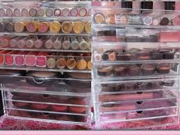 muji makeup organization and storage