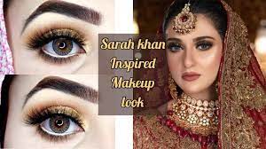 sarah khan s inspired bridal makeup
