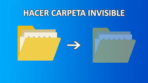 crear carpeta invisible para esconder