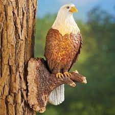 Solar Lighted American Bald Eagle