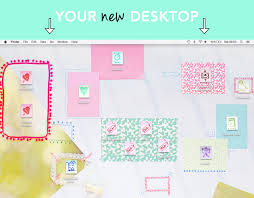 tech custom desktop icons and wallpaper
