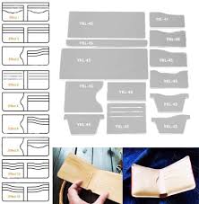 And now i'm working on a wet formed gun holster. Amazon Com Smthome 13x Clear Acrylic Wallet Pattern Stencil Template Drawings Set Leather Hand Craft Diy Tool