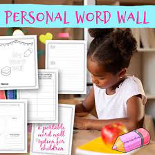 Personal Portable Word Wall Free