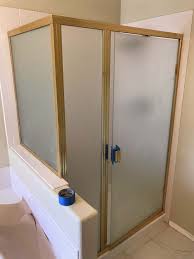 How To Paint A Brass Shower Frame For