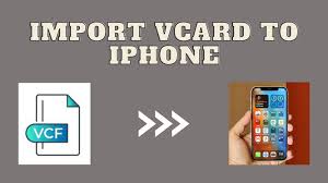 how to import vcard to iphone 5 6 7