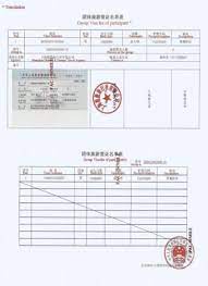The dates in this document must match the travel dates selected in the application. China Group E Visa Online China Visa Service