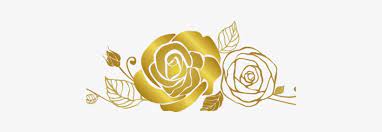 Art nouveau flower clipart in rose gold. Metallic Vector Rose Gold Flowers Clipart K Pictures Transparent Rose Design Free Transparent Png Download Pngkey