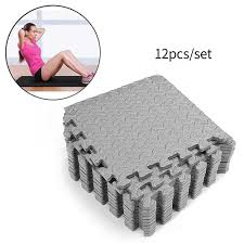 12pcs flooring gym mats and home gym