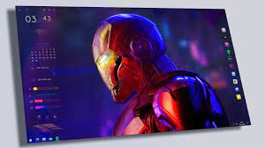 favorite desktop with iron man theme