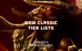 Wow Classic Dps Leveling Classes Professions Tier Lists