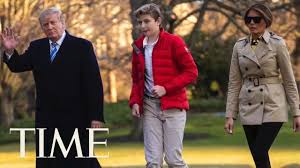 President obama is scared of sasha and roasts donald trump. President Donald Trump S Youngest Son Barron Is Officially A Teenager Time Youtube