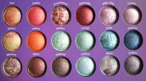 bh cosmetics galaxy chic 18 color baked