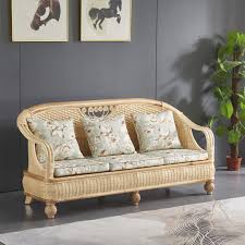 living room bamboo sofa set with