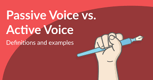 Passive voice examples past simple. Active Vs Passive Voice Know The Difference And Fix It