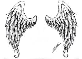 Free Simple Angel Wings Drawing Download Free Clip Art Free Clip