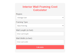 interior wall framing cost calculator