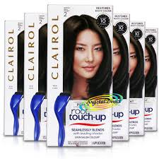 6x Clairol Root Touch Up Permanent Hair Colour Dye 2 Black