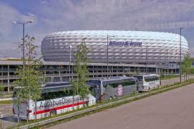 Fans of german soccer club fc bayern munich taking pictures in front of home stadium called allianz arena just. Munich City Tour Fc Bayern Munich Soccer Arena Tour Getyourguide