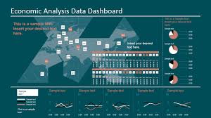 Economic Analysis Data Dashboard For Powerpoint