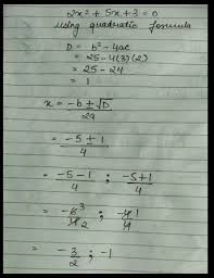 Roots Of Quadratic Equation 2x2 2 2x