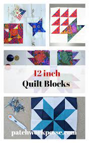 16 12 inch quilt block patterns to make