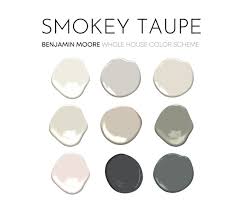 Smokey Taupe Benjamin Moore Farbpalette