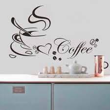 Qoo10 Coffee Cup Heart Kitchen Wall
