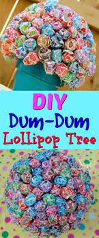 Miaira jennings these 12 awesome diy gift wrap ideas will knock your socks off. Diy Dum Dum Lollipop Tree Tutorial Lollipop Tree School Diy Grandma Crafts