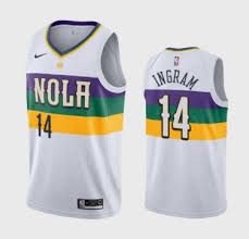 Our pelicans city edition apparel is an essential style for fans who like to show off the newest and hottest designs. Men S New Orleans Pelicans Brandon Ingram 14 White Jersey City Edition