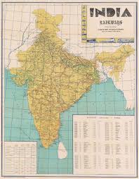 india railways geographicus rare