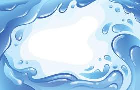 blue water splash vector art icons
