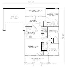 House Plan 62129 Traditional Style