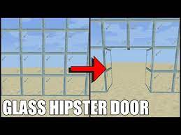 2x2 Glass Hipster Door In Minecraft