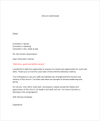 Volunteer Thank You Letter         Free Word  Excel  PDF Format    