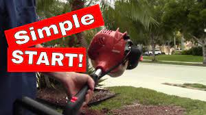 How to start a 2-cycle or 2 stroke Echo Weed-Trimmer in UNDER A MINUTE! -  YouTube
