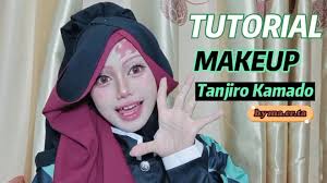 𔓘 tanjiro do tutorial makeup