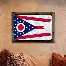 Ohio State Flag First In Aviation Metal