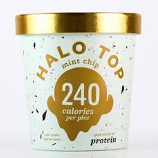 high protein low sugar ice cream halo top