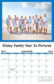 2020 Family Birthday Calendar Personalized