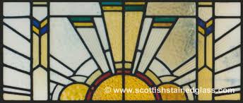 art deco stained glass designs