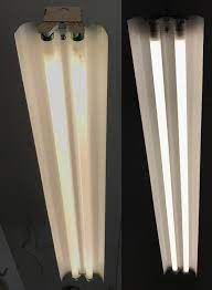 Lithonia lighting lighting fixture, 32w, 120v. Out With Fluorescent Garage Lights In With Leds The Robservatory