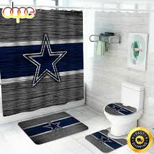 nfl dallas cowboys 4pcs bathroom rugs