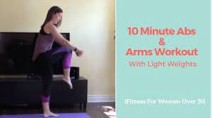 10 minute abs and arms workout with