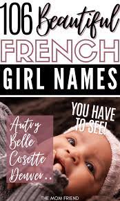 100 beautiful french names that