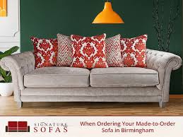 Call us today on 01792 898 836. When Ordering Your Made To Order Sofa In Birmingham