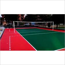 acrylic volleyball court flooring