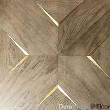 engineered wood flooring metal inlay
