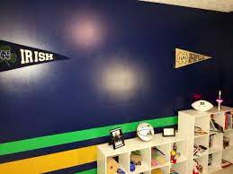 notre dame bedroom for the boys kid