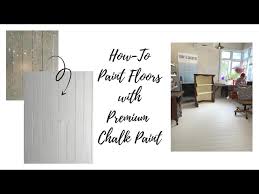 paint floors with premium chalk paint