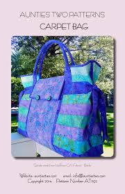 carpet bag sewing pattern from aunties two